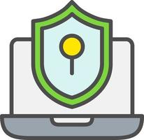 icono de vector de seguridad