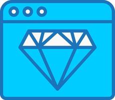 icono de vector de diamante