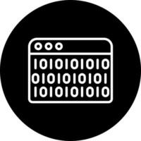 Binary Code Vector Icon