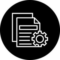 Content Management Vector Icon