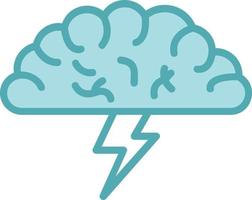 icono de vector de lluvia de ideas