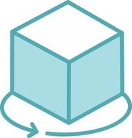 3d Cube Vector Icon