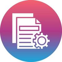 Content Management Vector Icon