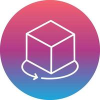 3d Cube Vector Icon