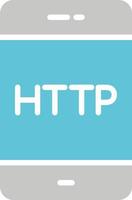 icono de vector de http