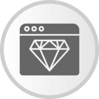 icono de vector de diamante