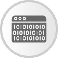 Binary Code Vector Icon