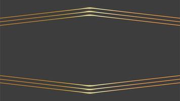 Abstract background with luxury golden line. Black and gold elements background vector
