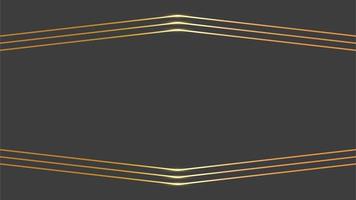 Abstract background with luxury golden line. Black and gold elements background vector