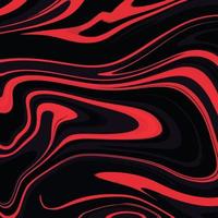 Black and red swirling digital oil paint like vector illustration background. Square wallpaper isolated with empty copy space for social media post, cover, greeting card, poster, and others.