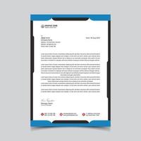 professional business letterhead template Free vector