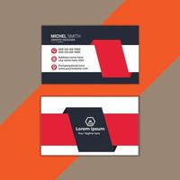 Free vector modern design business card design