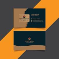 Free vector modern design business card design