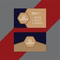 Free vector modern design business card design