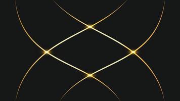 Luxury black and golden lines abstract background. Modern Luxury golden gradient geometric background vector