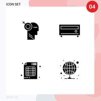 Set of Modern UI Icons Symbols Signs for arrow branding target player hosting Editable Vector Design Elements