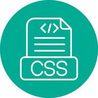 Css File Vector Icon Design