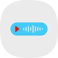 Voice Message Vector Icon Design
