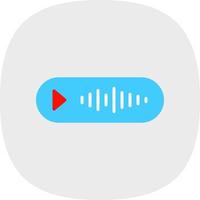 Voice Message Vector Icon Design