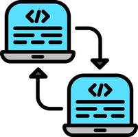 Code Refactoring Vector Icon Design