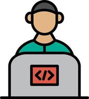 Senior Developer Vector Icon Design