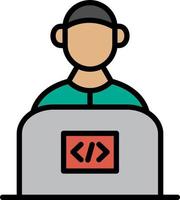 Senior Developer Vector Icon Design