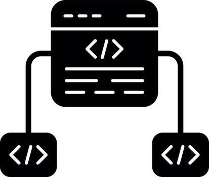 diseño de icono de vector de marco de código