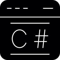 C Sharp Vector Icon Design