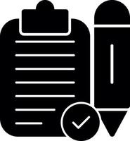 Task Planning Vector Icon Design