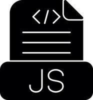 diseño de icono de vector de archivo javascript