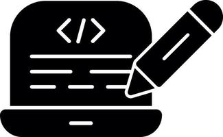 Edit Code Vector Icon Design