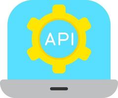 diseño de icono de vector de API