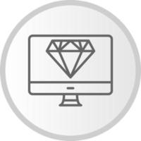 icono de vector de diamante