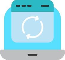 Website Update Vector Icon Design