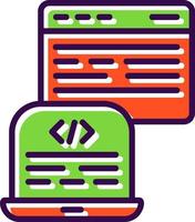 Backend Development Vector Icon Design