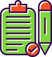 Task Planning Vector Icon Design