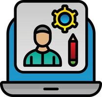 Graphic Designer Vector Icon Design
