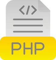 Php File Vector Icon Design