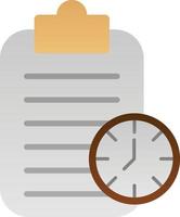 Project Deadline Vector Icon Design