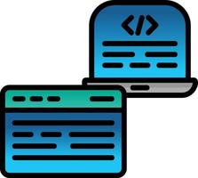 Frontend Development Vector Icon Design