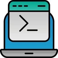 Command Line Vector Icon Design