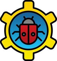diseño de icono de vector de depuración