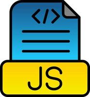 diseño de icono de vector de archivo javascript