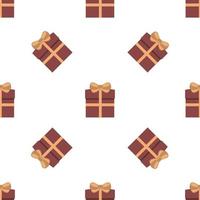 Seamless pattern with gift boxes. Vector illustration.