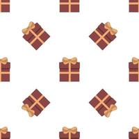 Seamless pattern with gift boxes. Vector illustration.