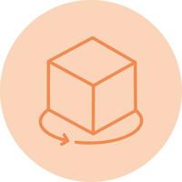 3d Cube Vector Icon