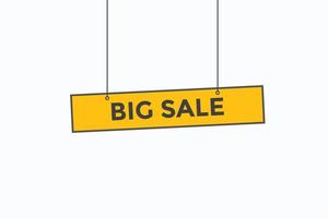 big sele button vectors. sign label speech bubble big sele vector