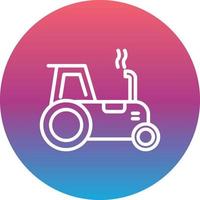 icono de vector de tractor