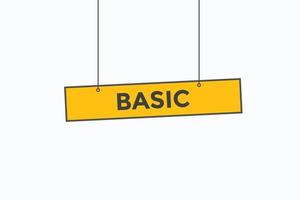 basic button vectors. sign label speech bubble basic vector
