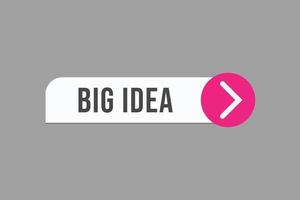 big opening button vectors. sign label speech bubble big opening vector